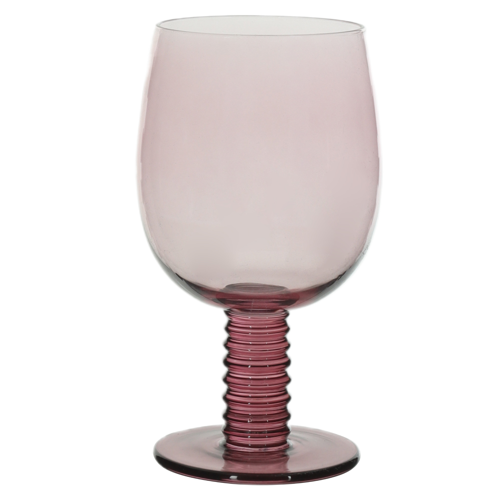CJ TACA VINHO 475ml 16X9cm C/4 PCS SPIRALE (MALVA)