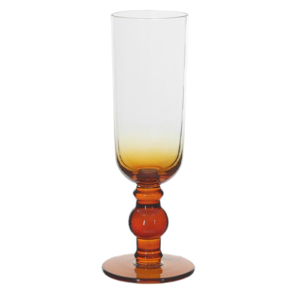 CJ TACA CHAMPANHE 180ml 19X6,9cm C/4 PCS DUCALE (AMBAR)