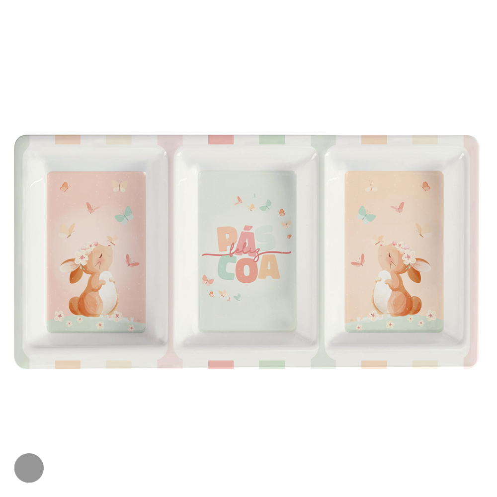 PESTISQUEIRA MELAMINA VIBRANTE (COLORIDO) 31X15,3X2,3cm