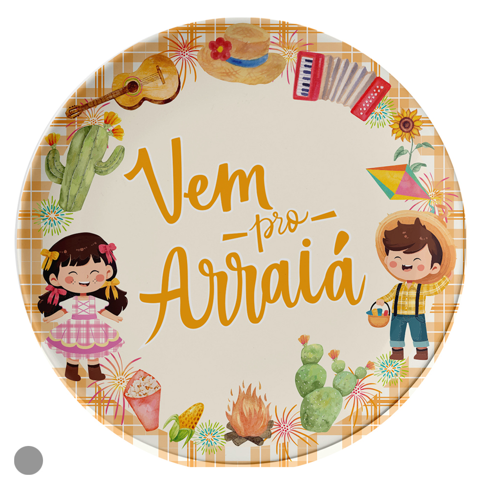 PRATO SOBREMESA MELAMINA INFANTIL. (AZUL) 20D