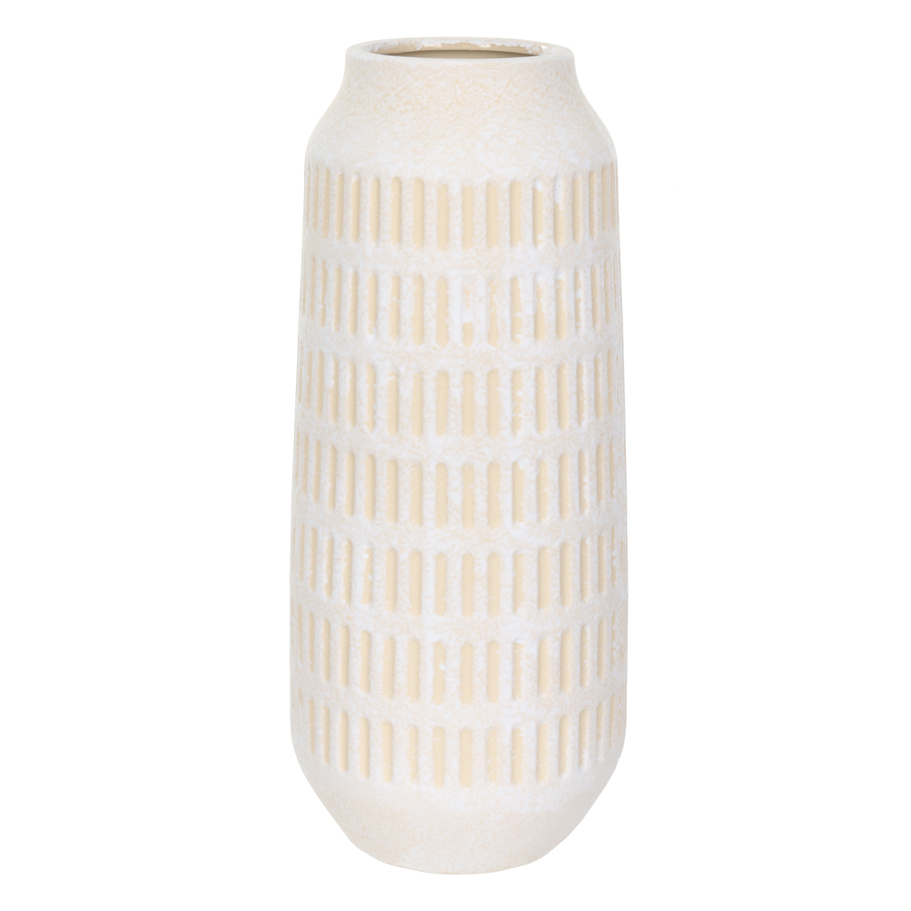 VASO CERAMICA (OFF WHITE) 32,5cm