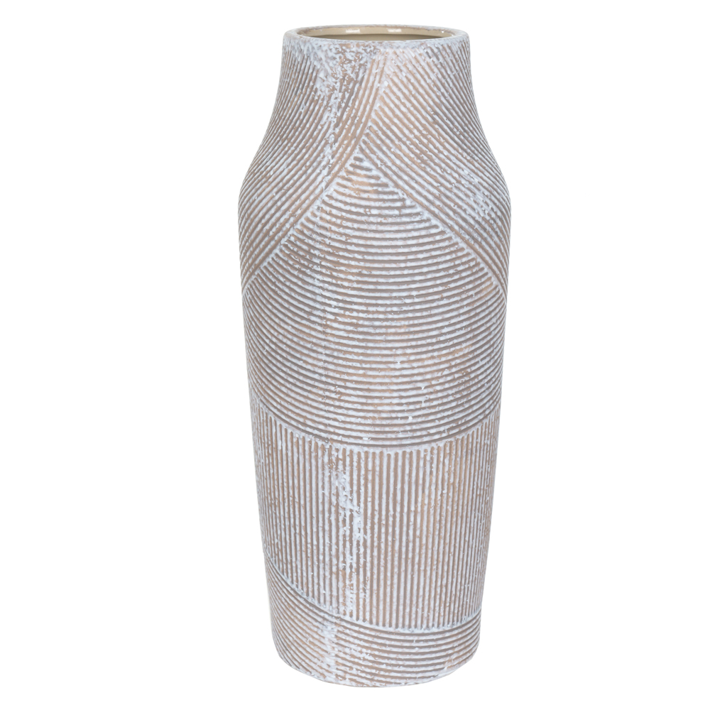 VASO CERAMICA (MARROM) 32,5cm