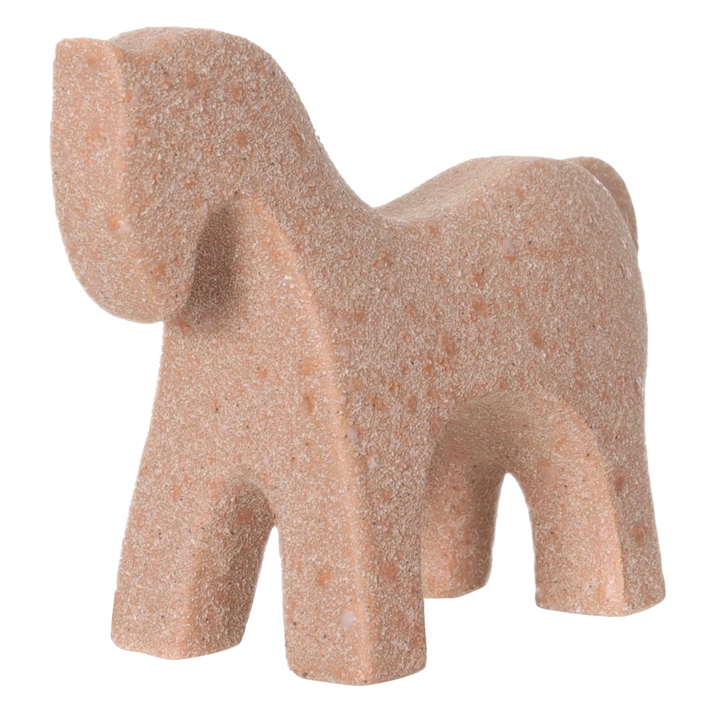 ESCULTURA DECORATIVA CERAMICA CAVALO (TERRACOTA) 12X17X6,5cm
