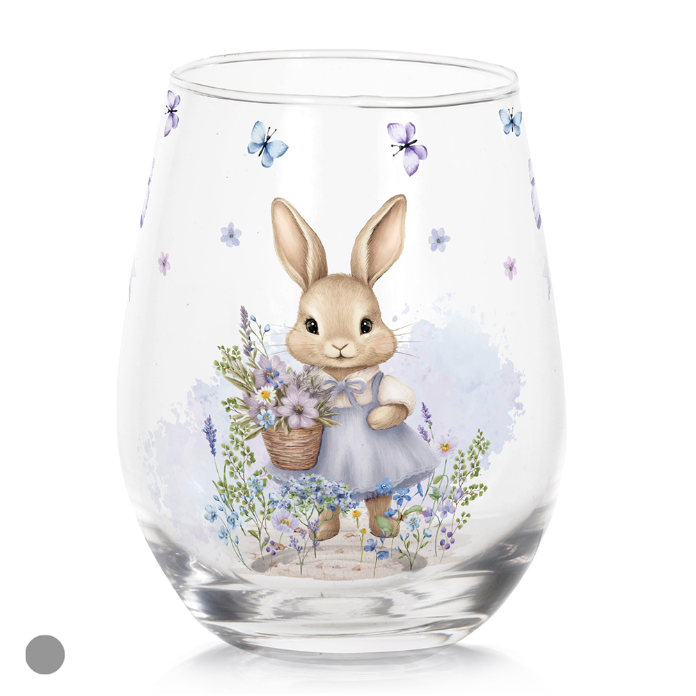 COPO AGUA VIDRO 500ML PROVENCAL (LILAS) 11,5cm