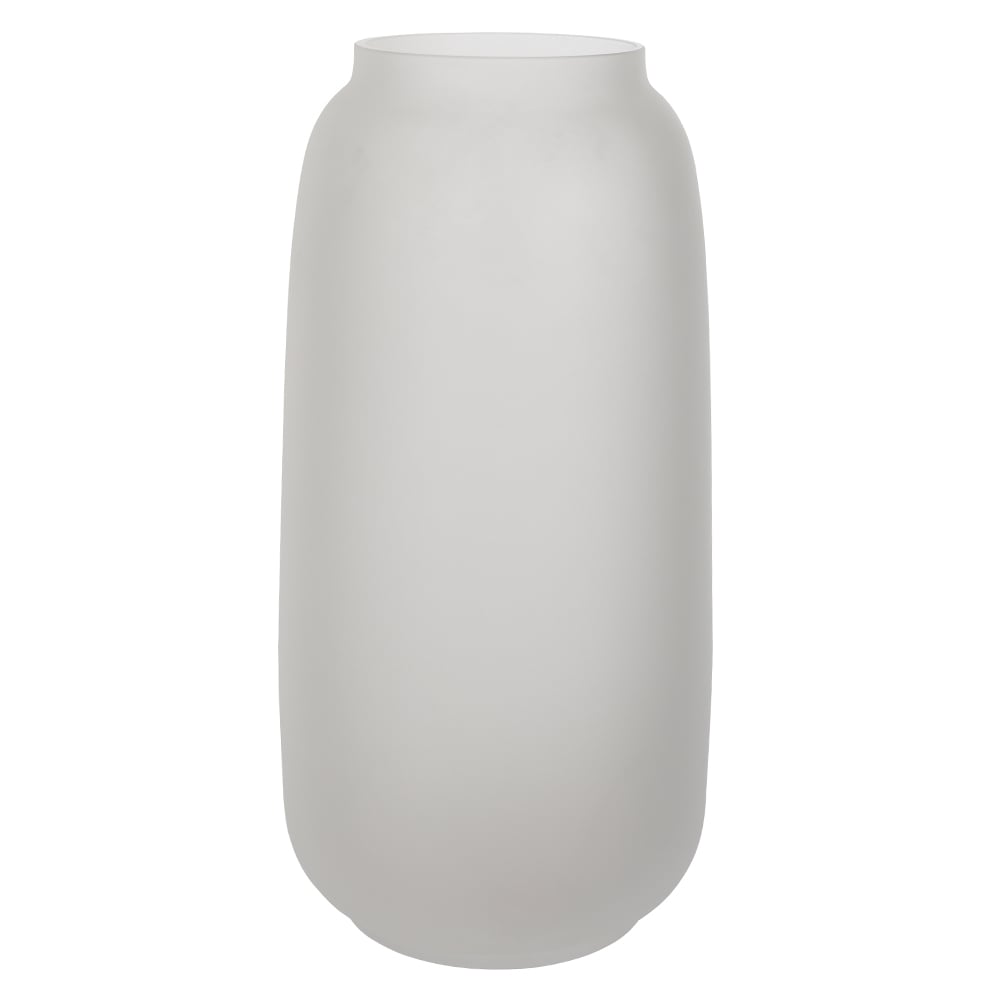 VASO DECORATIVO VIDRO (TRANSPARENTE FOSCO) 27,5cm 13,5d