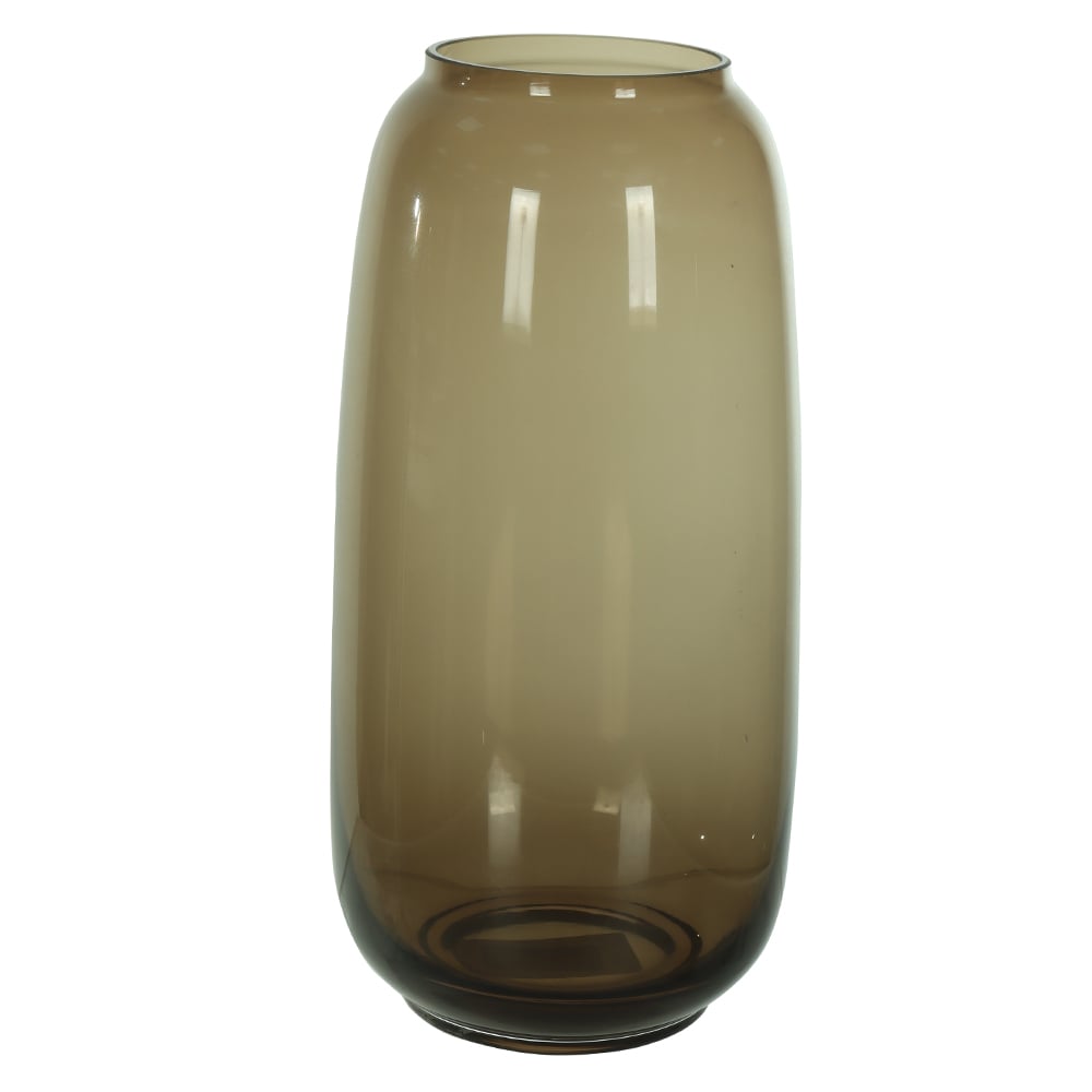 VASO DECORATIVO VIDRO (AMBAR) 24cm 11,5d