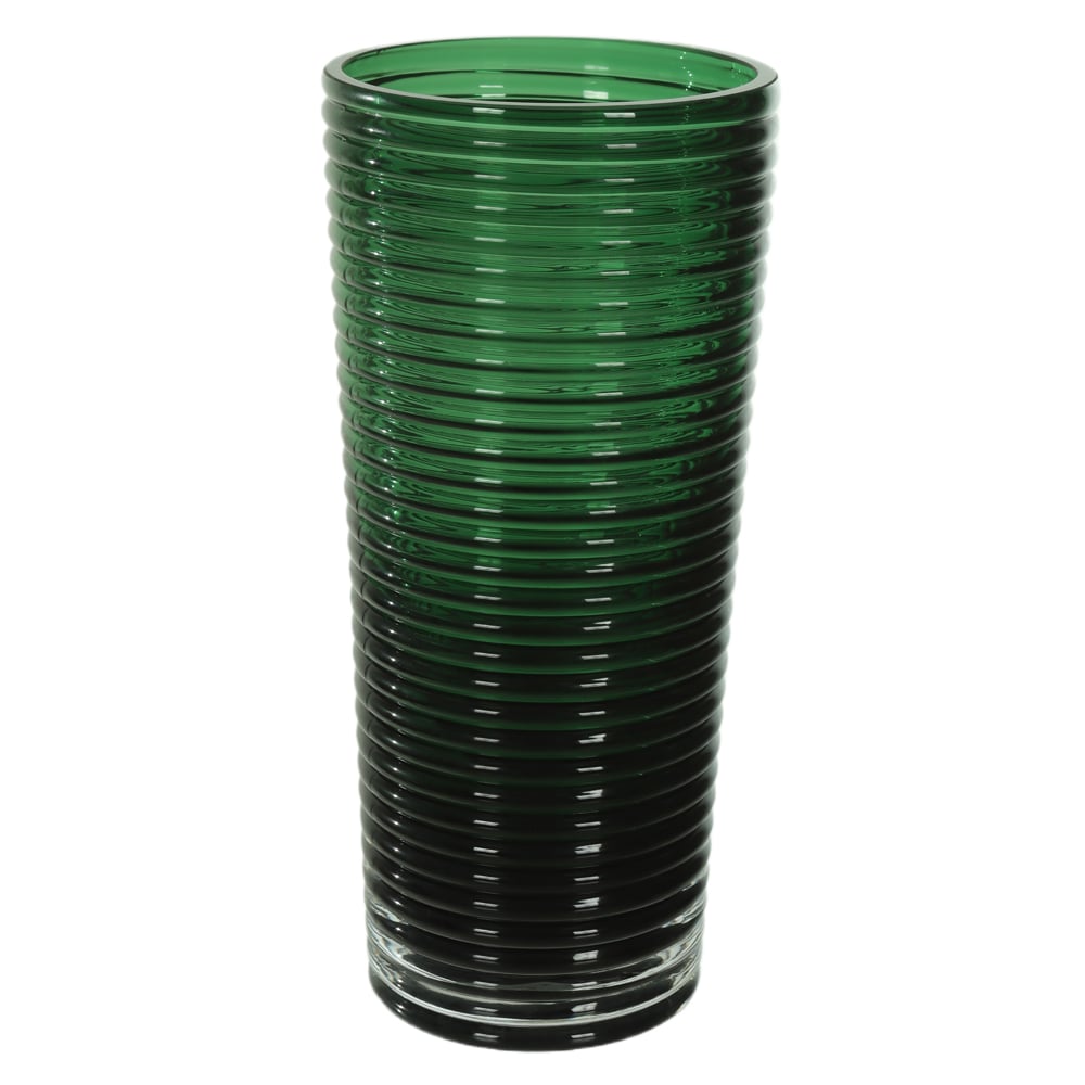 VASO DECORATIVO VIDRO (VERDE) 30,5cm 14d