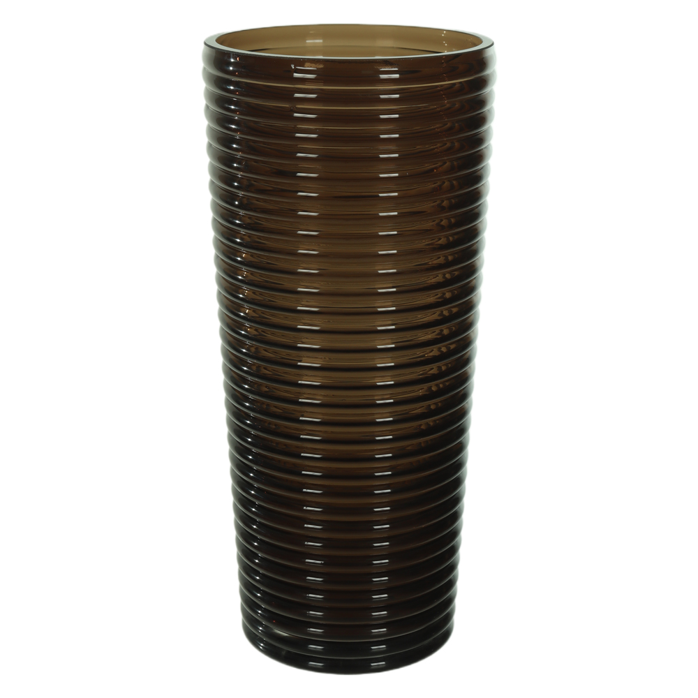 VASO DECORATIVO VIDRO (AMBAR) 30,5cm 14d