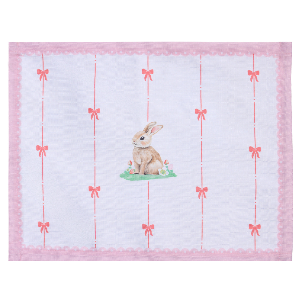 JOGO AMERICANO MORANGO (ROSA) 35X45cm