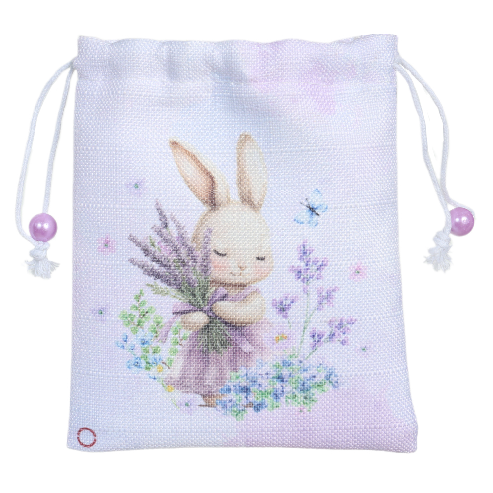 EMBALAGEM TECIDO PROVENCAL (LILAS) 14X12cm