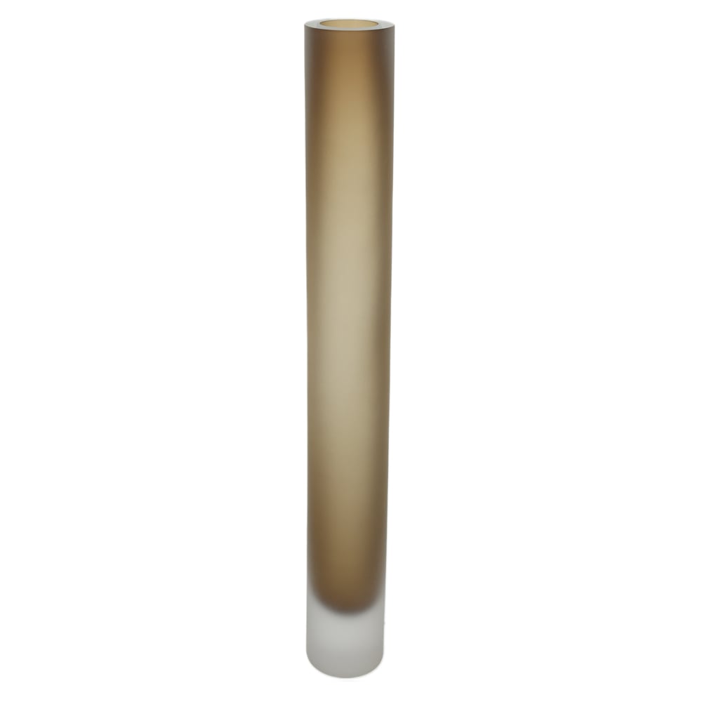 VASO DECORATIVO VIDRO (MARROM FOSCO) 49cm 6d