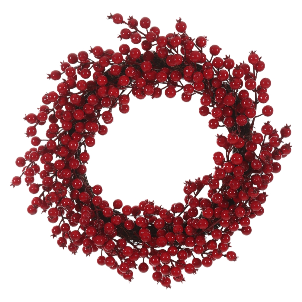 H.GUIRLANDA BERRY NATAL (VERMELHO) 50cm 50d