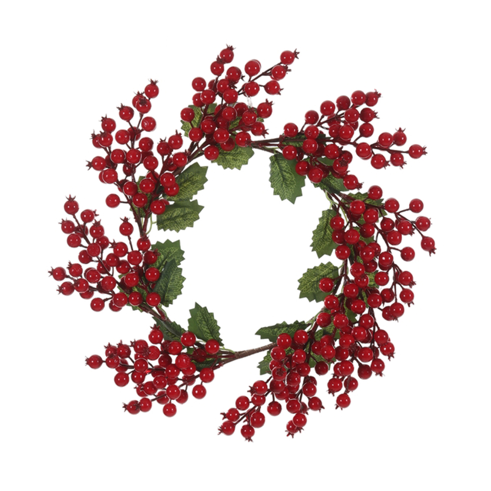H.GUIRLANDA BERRY NATAL (VERMELHO) 45cm 45d