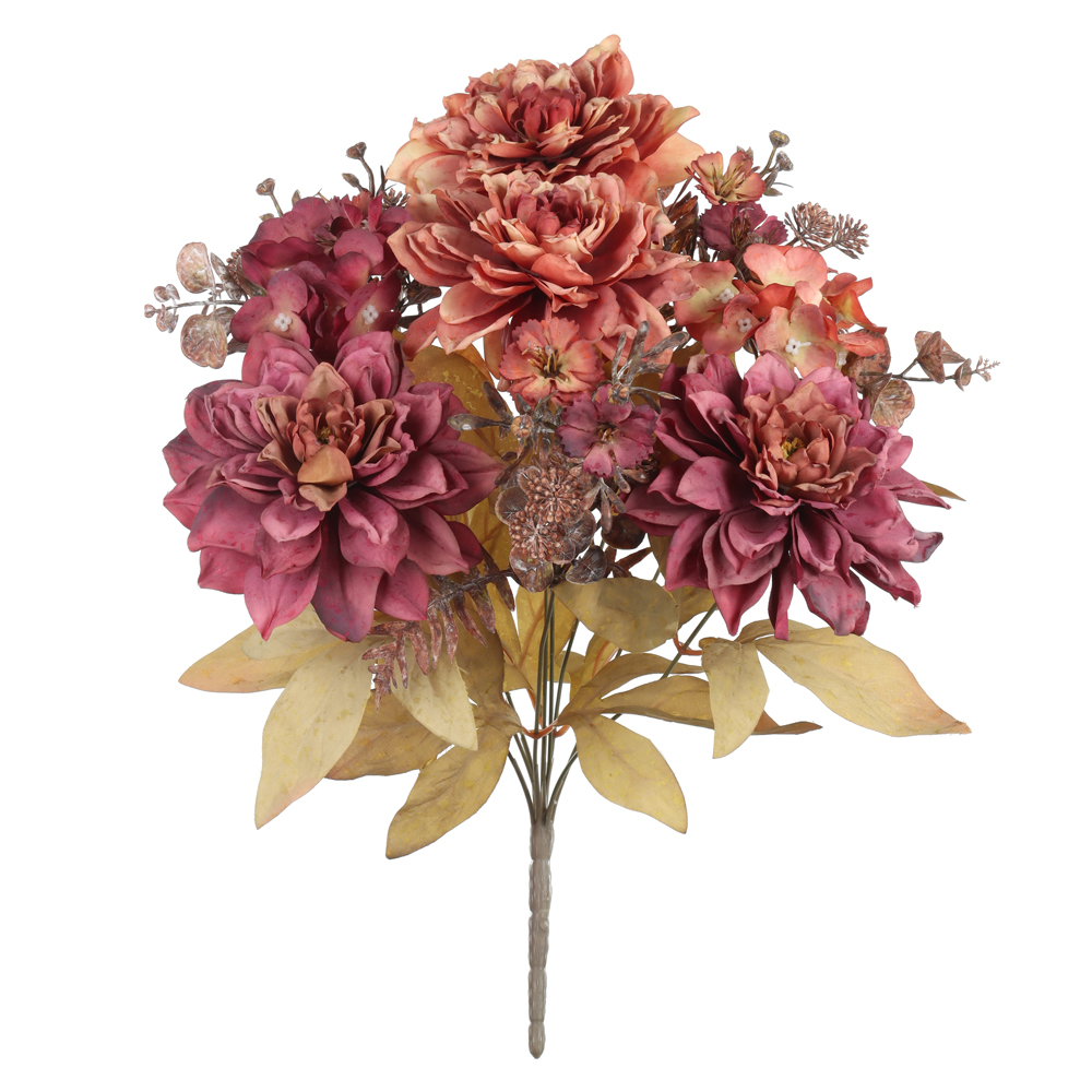 B.DALIA HORTENSIA X9 (LARANJA OUTONO) 46cm