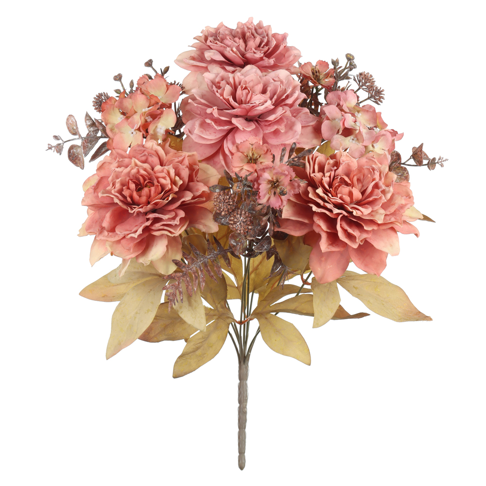 B.DALIA HORTENSIA X9 (ROSA ANTIGO OUTONO) 46cm