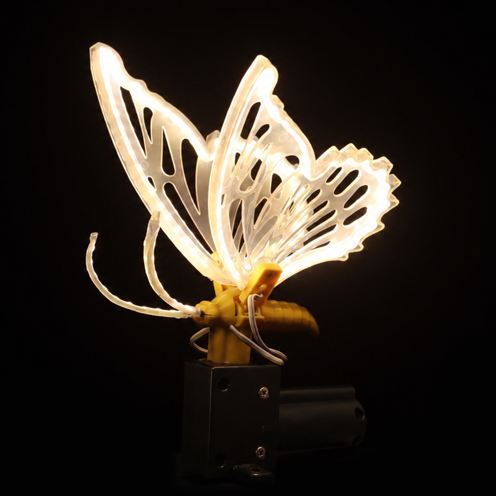 LUZ DECOR USO EXTERNO BORBOLETA BIVOLT C/MOVIMENTO (BRANCO QUENTE) 32D