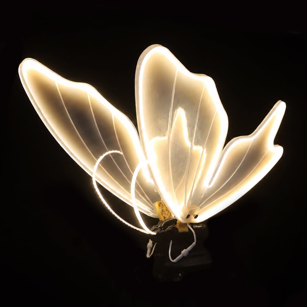 LUZ DECOR USO EXTERNO BORBOLETA BIVOLT C/MOVIMENTO (BRANCO QUENTE) 80D
