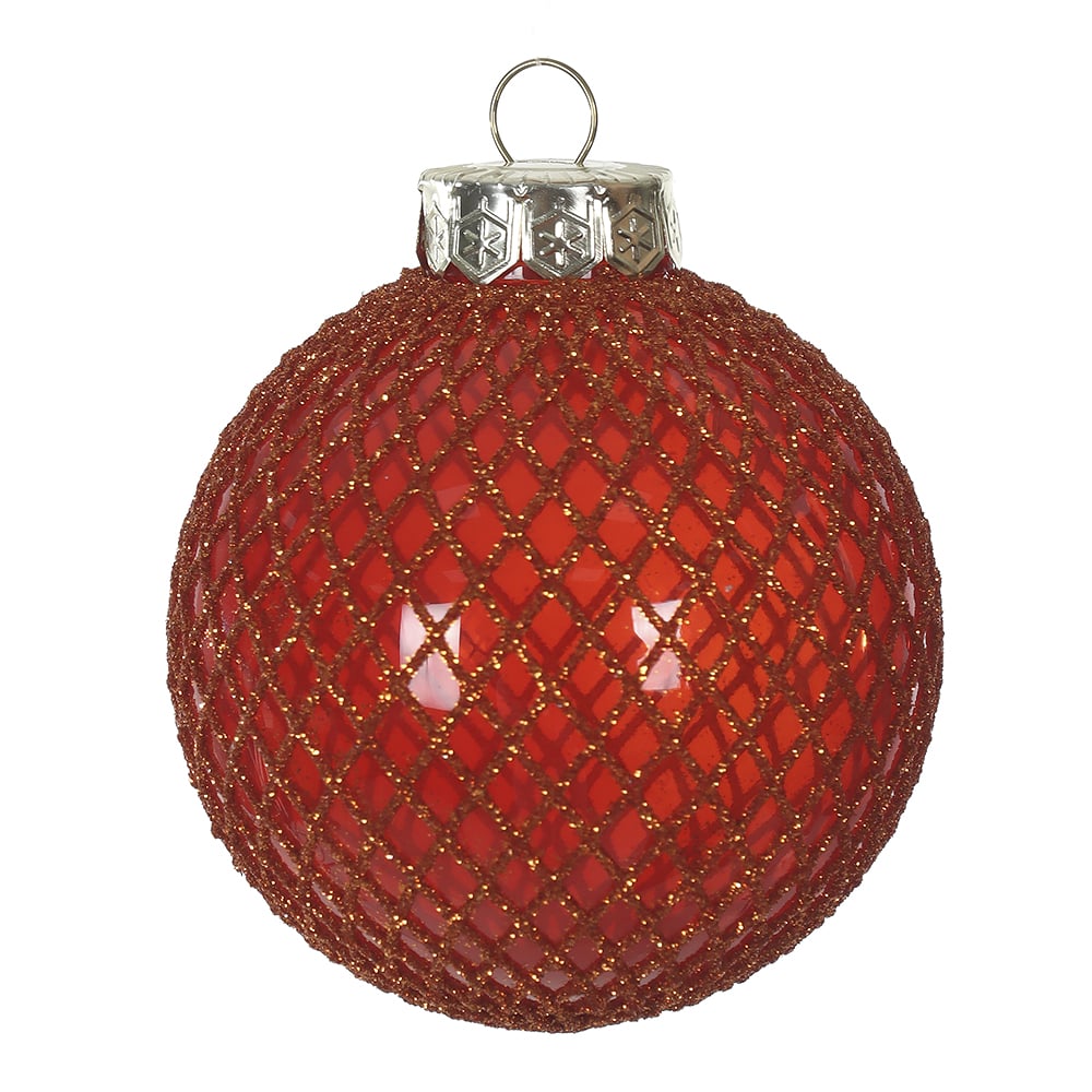BOLAS DECORADAS C/3 UND (COBRE) 8D