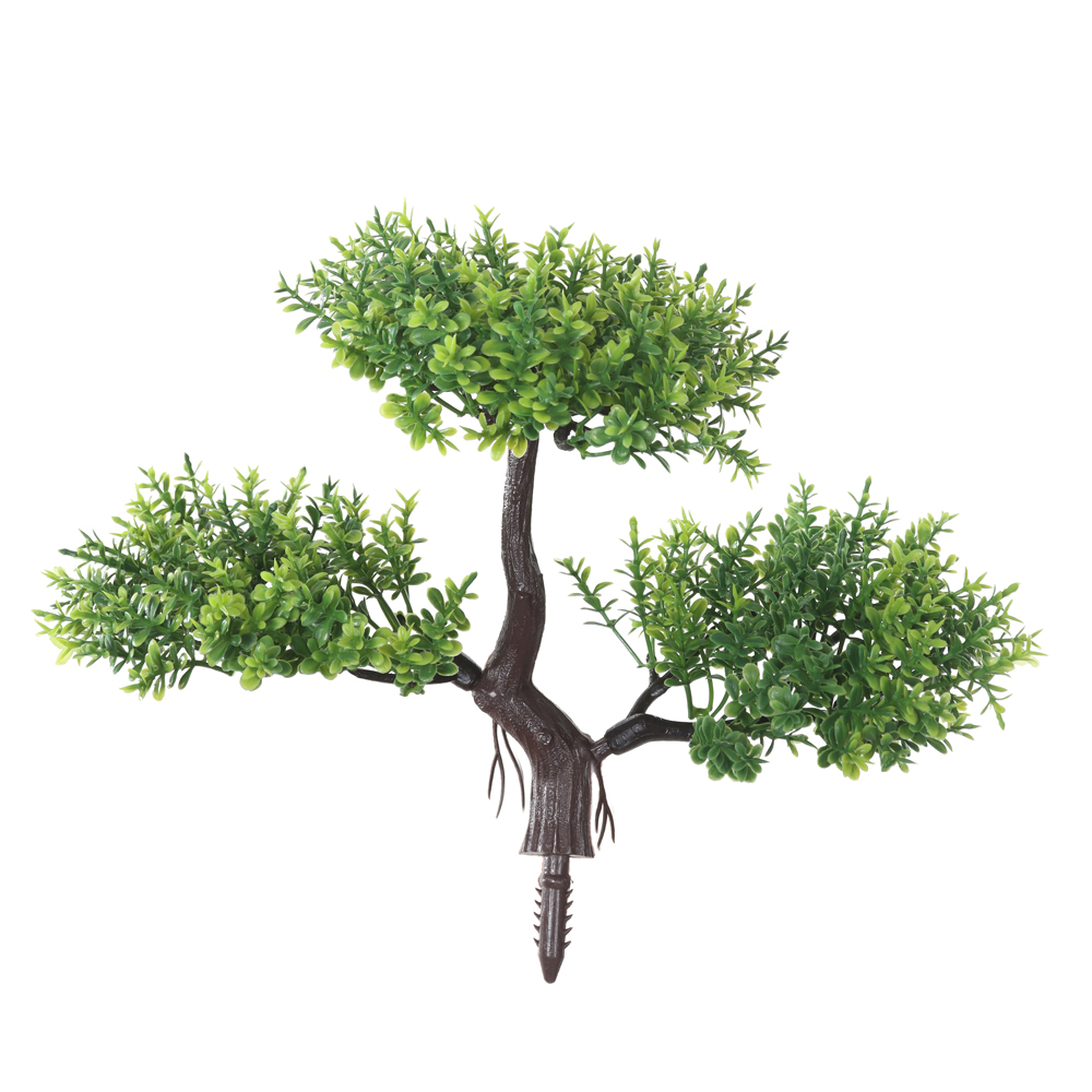 A.BONSAI PLASTICO X3 (VERDE) 23cm