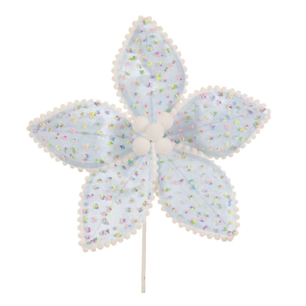 H.BICO DE PAPAGAIO NATAL (AZUL CLARO) 25cm 25d 5P