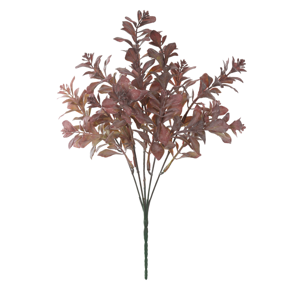F.FOLHA C/PRINT PLASTICO X15 (MARSALA OUTONO) 36cm