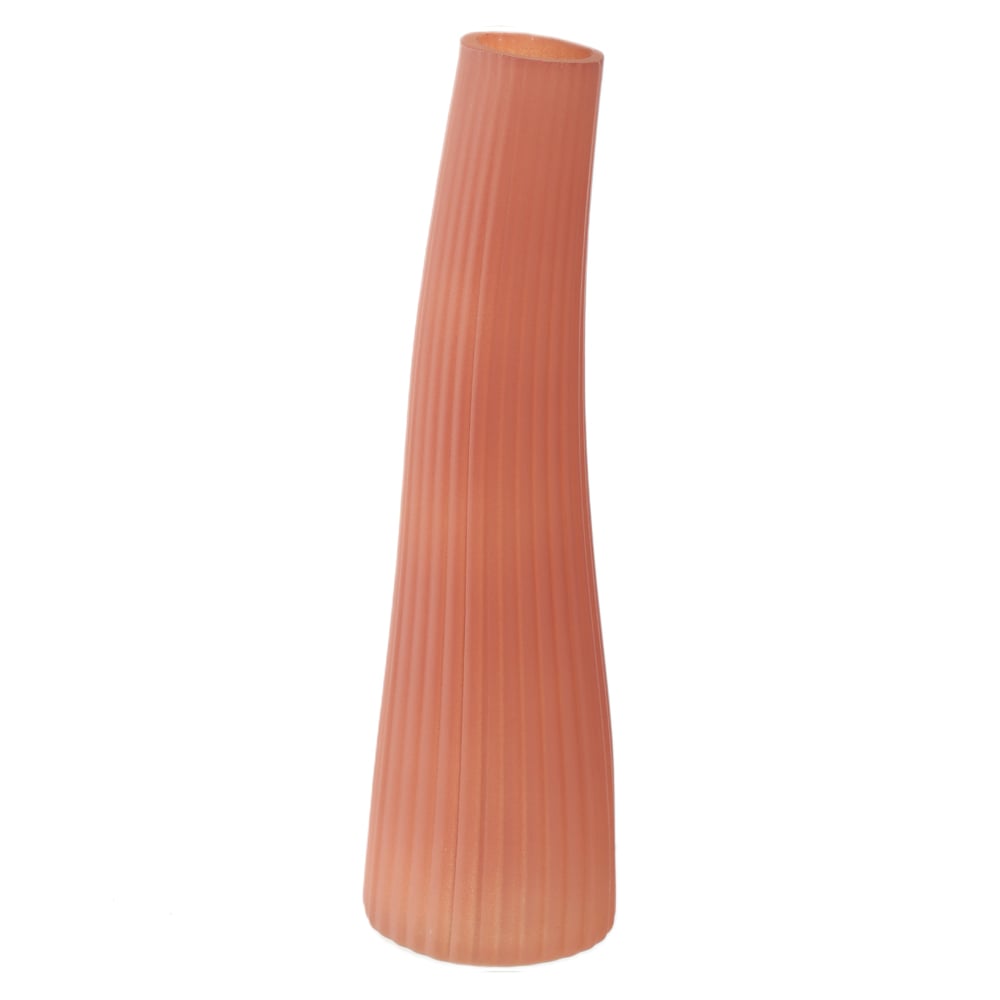 VASO DECORATIVO VIDRO (TERRACOTA) 25cm 7,5d
