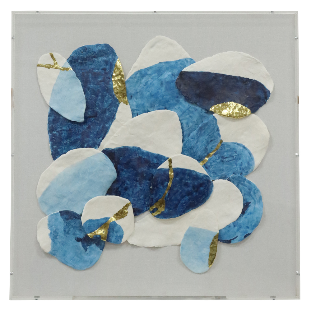 QUADRO DECORATIVO ACRILICO COM APLICACOES (COLORIDO) 60X60X5cm