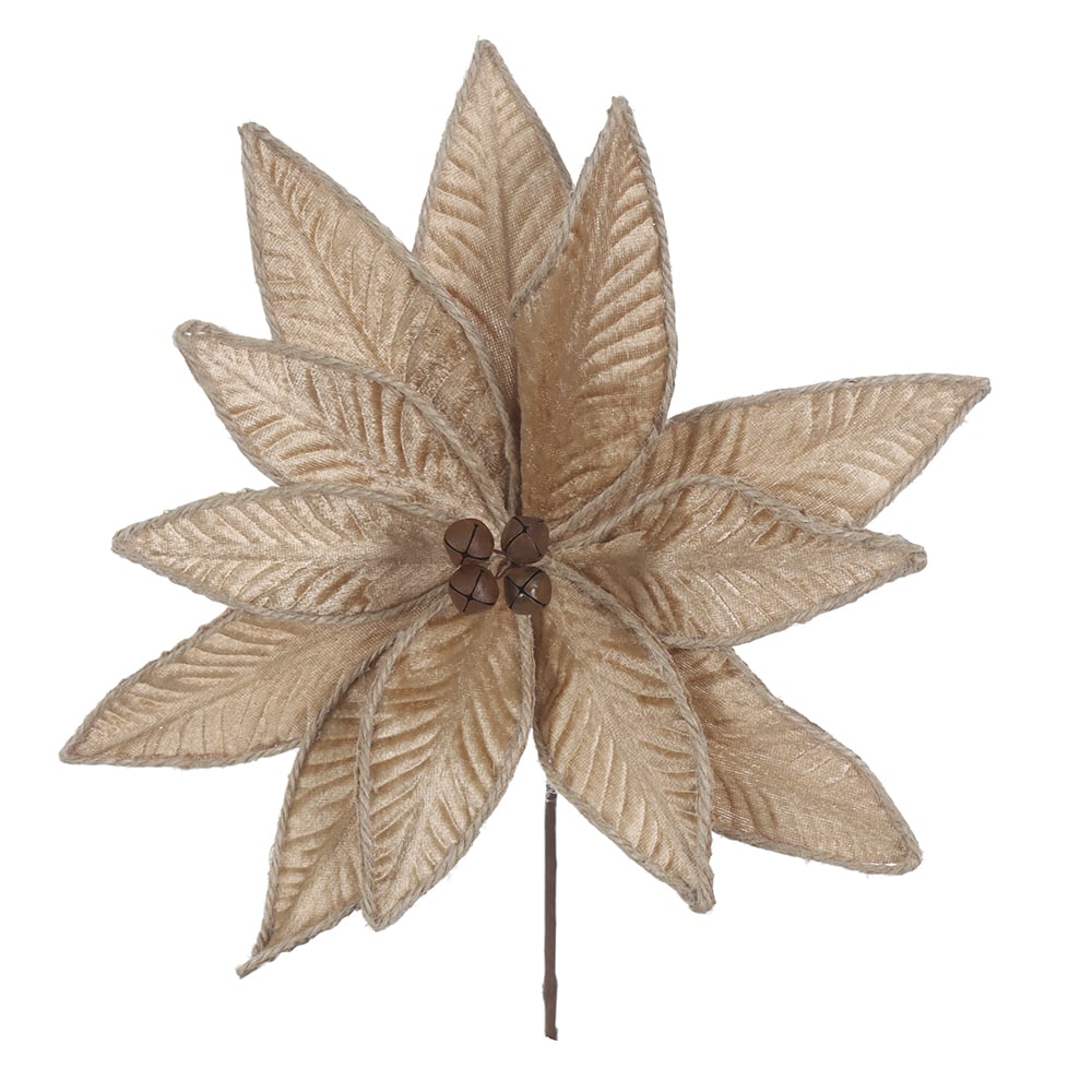 H.BICO DE PAPAGAIO NATAL AVELUDADO (BEGE) 25cm 31d 12P