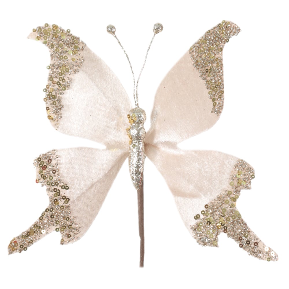 C.BORBOLETA NATAL 24D (CHAMPANHE) 15cm