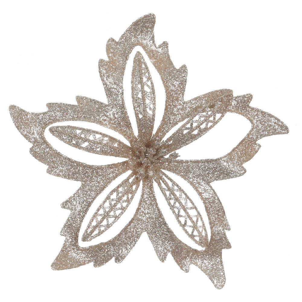 H.BICO DE PAPAGAIO NATAL C/GLITTER (CHAMPANHE) 19cm 19d