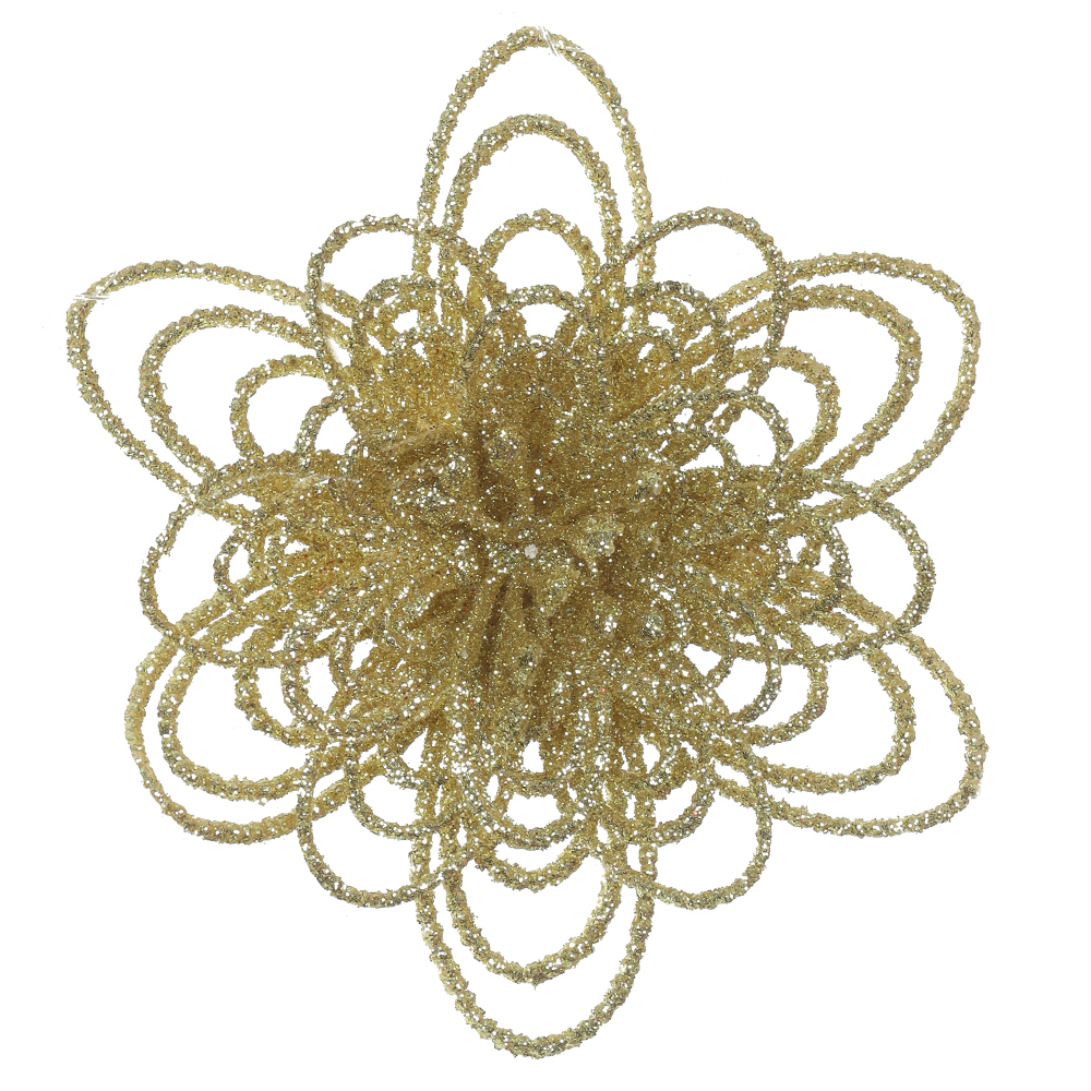 H.BICO DE PAPAGAIO NATAL C/GLITTER (DOURADO) 10cm 10d