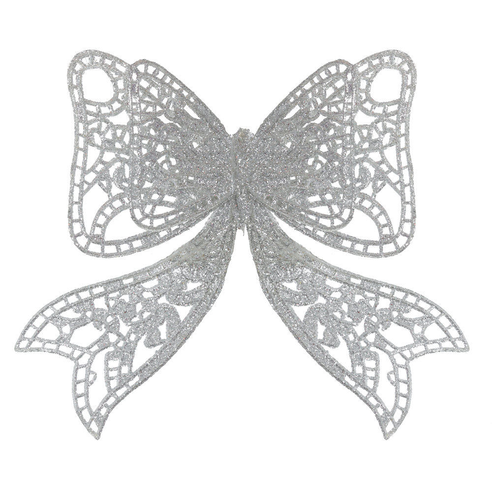 C.LACO NATAL C/GLITTER (PRATA) 17cm