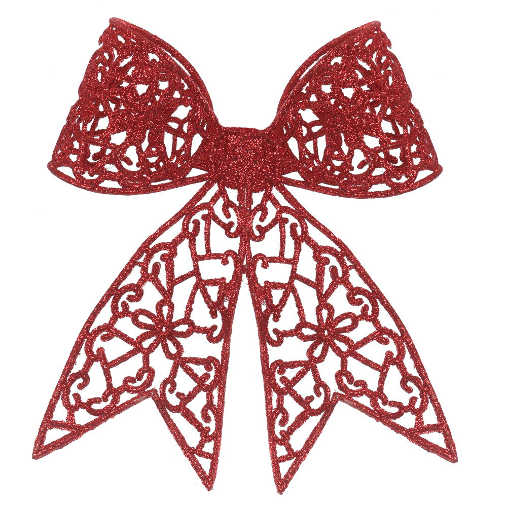 C.LACO NATAL C/GLITTER (VERMELHO) 14cm
