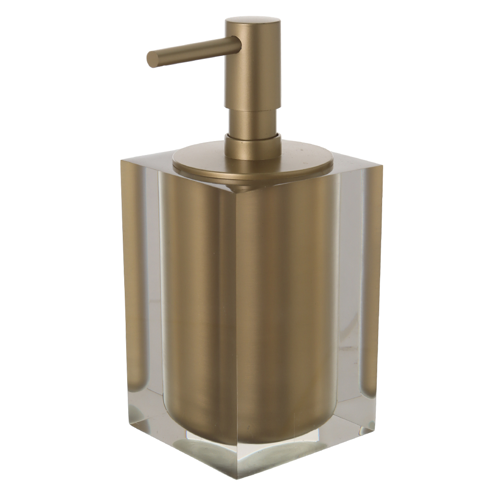 PORTA SABONETE POLIRESINA 170ml 15,8X6,7X6,7cm ECHO (DOURADO)