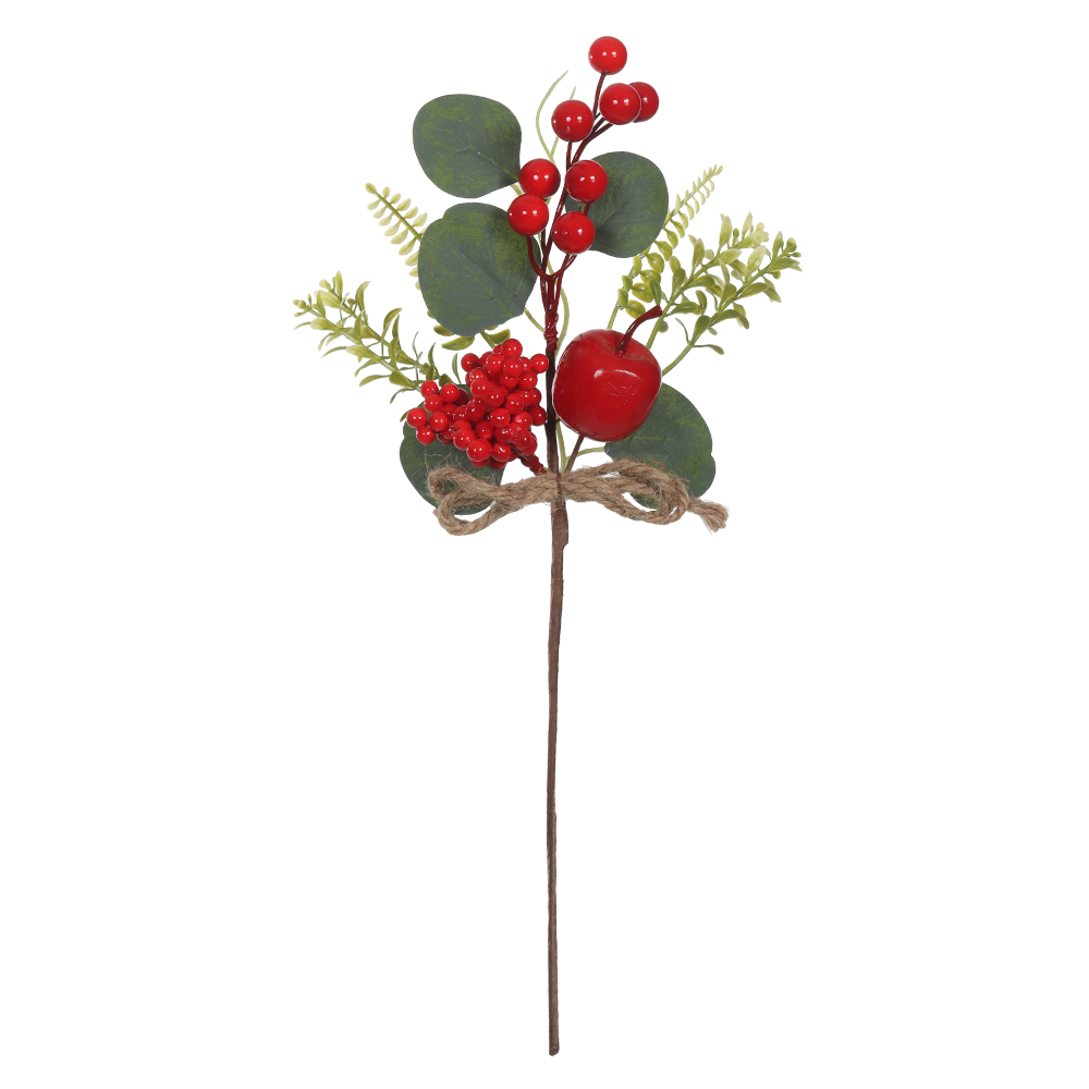 H.BERRY NATAL C/MACA (VERMELHO) 34cm