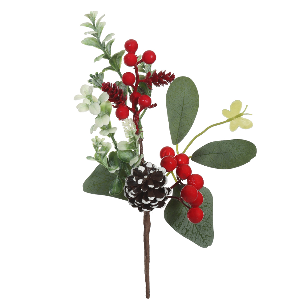 H.BERRY NATAL C/PINHA (VERMELHO) 33cm