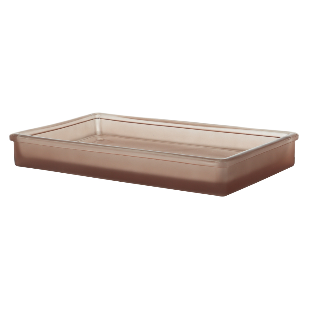 BANDEJA VIDRO 3X22,5X13,6cm RAIZES (MALVA)