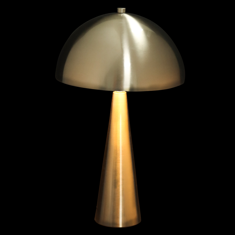 ABAJUR DECORATIVO METAL BIVOLT (PRATA) 48,5X30cm