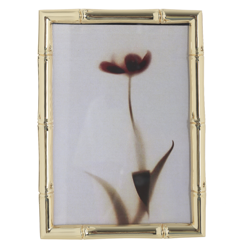 PORTA RETRATO METAL FTO 10X15 (DOURADO) 17X11,9X2,1cm