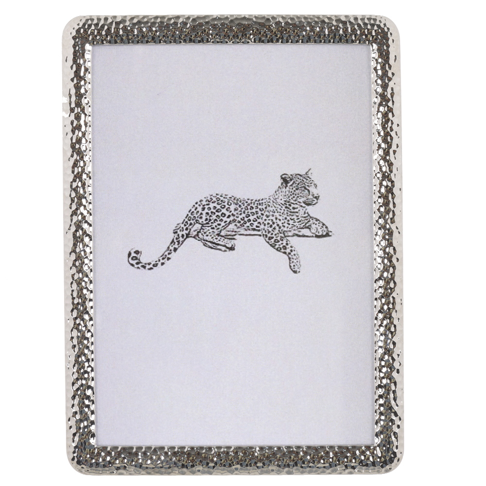 PORTA RETRATO METAL FTO 13X18 SHINY (PRATA) 19,4X14,3X1,6cm
