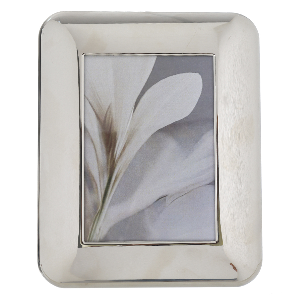 PORTA RETRATO METAL FTO 10X15 INFINITY (PRATA) 19,8X15,8X3cm