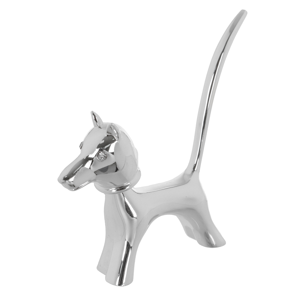 PORTA ANEL METAL DOG (PRATA) 7,1X6,7cm