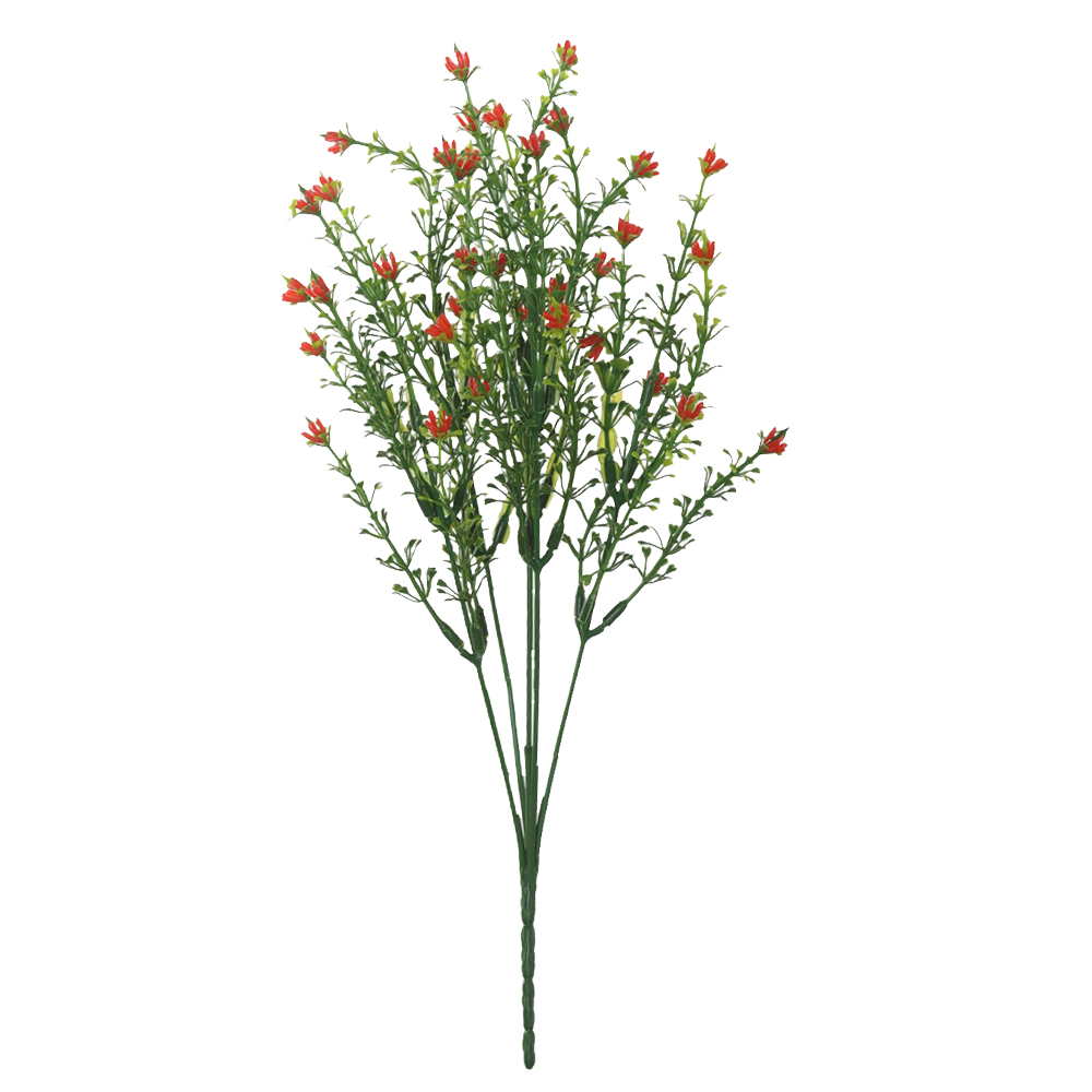 F.FLOR MINI PLASTICO X35 (VERMELHO) 35cm