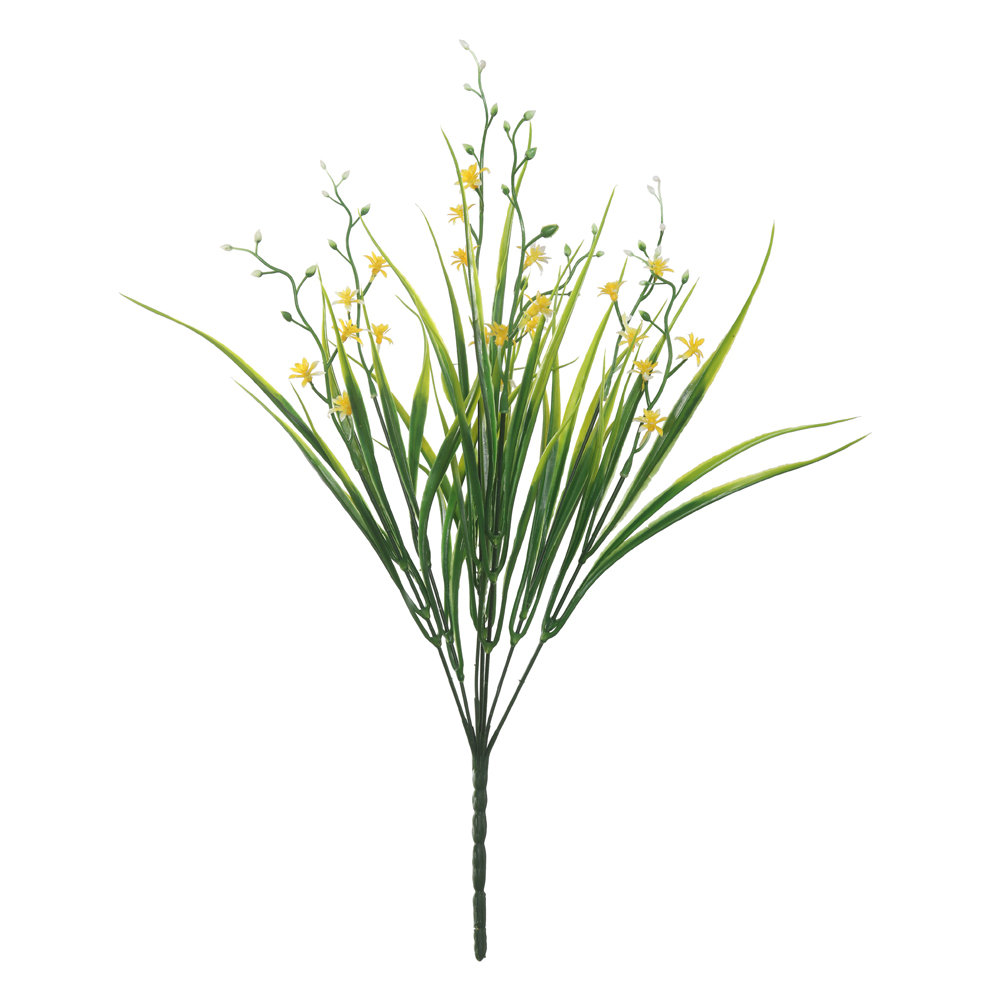 F.FLOR MINI PLASTICO X21 (AMARELO) 44cm