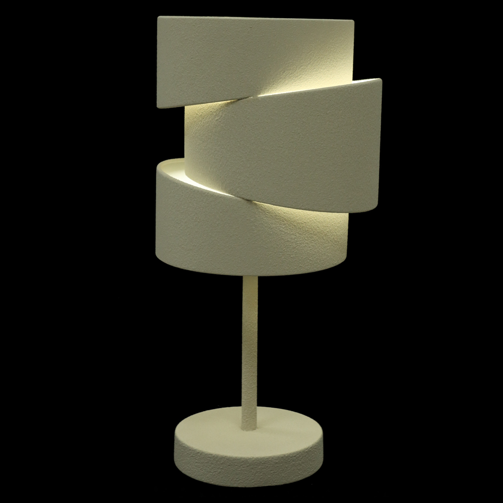 ABAJUR METAL LINES BIVOLT (OFF WHITE) 51X26X22cm