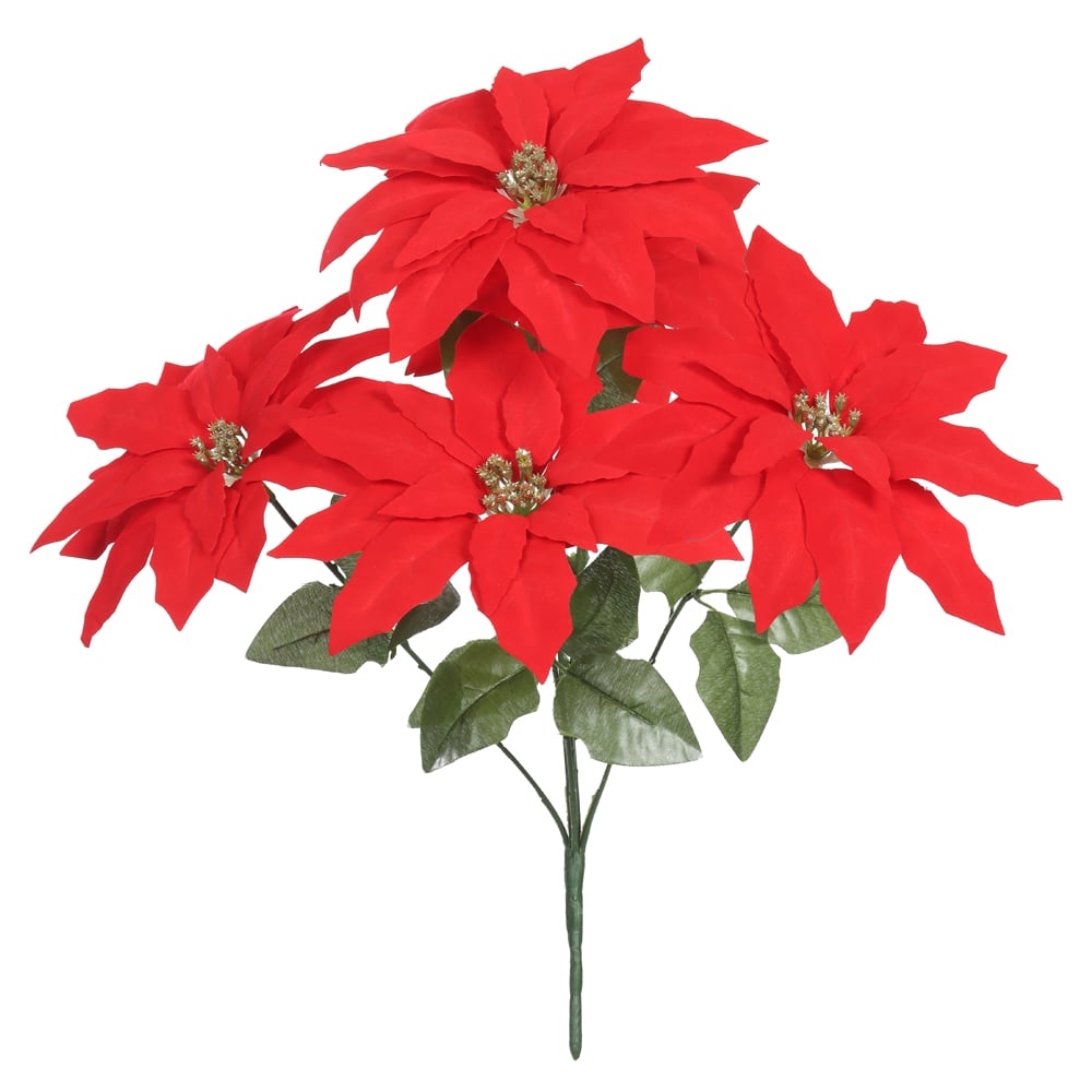 H.BICO DE PAPAGAIO NATAL AVELUDADO X5 (VERMELHO) 45cm 25d