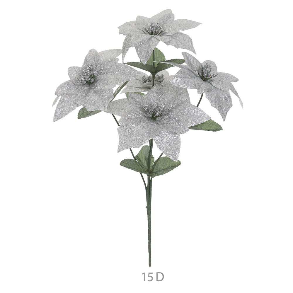 H.BICO DE PAPAGAIO NATAL X5 (PRATA) 30cm 15d