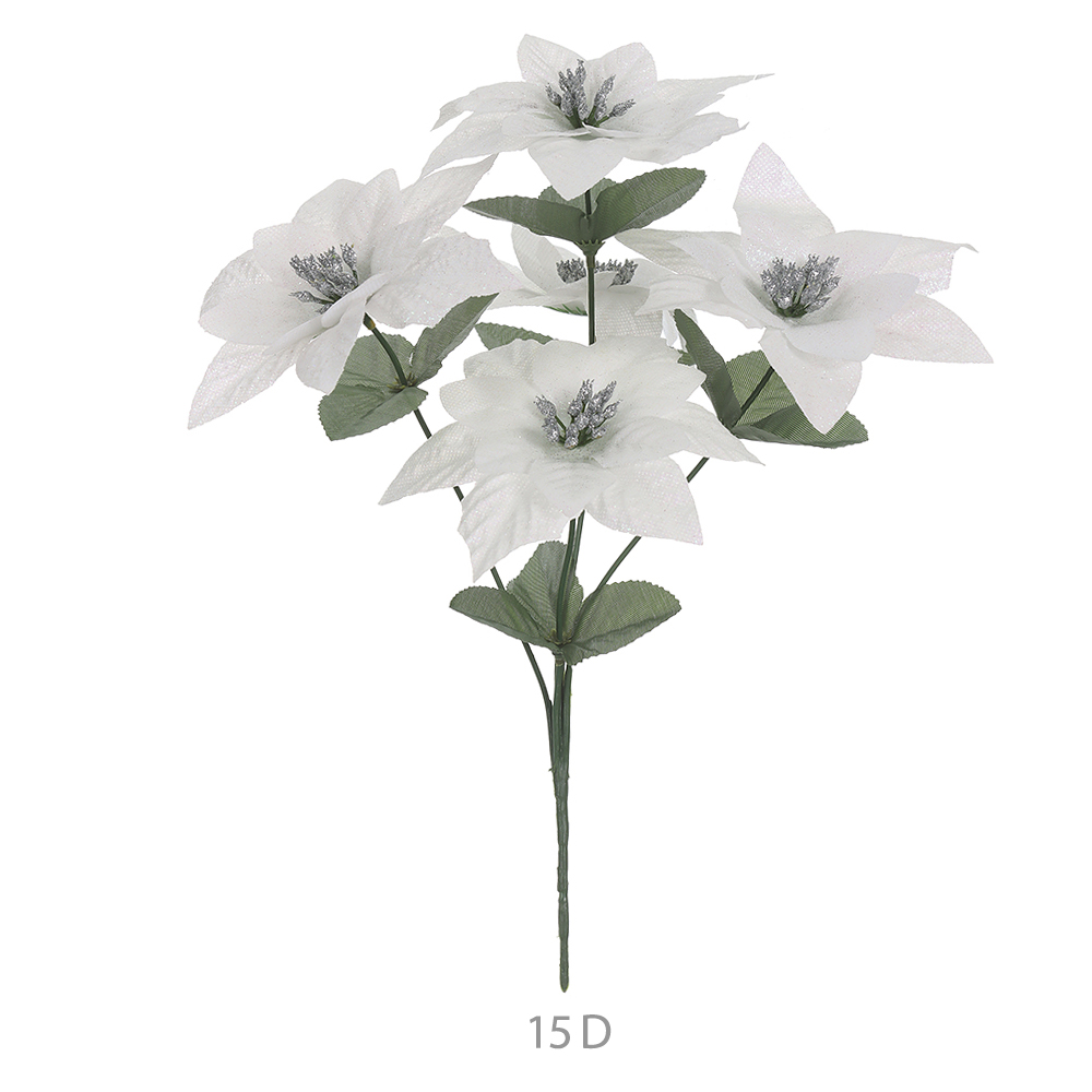 H.BICO DE PAPAGAIO NATAL X5 (BRANCO) 30cm 15d