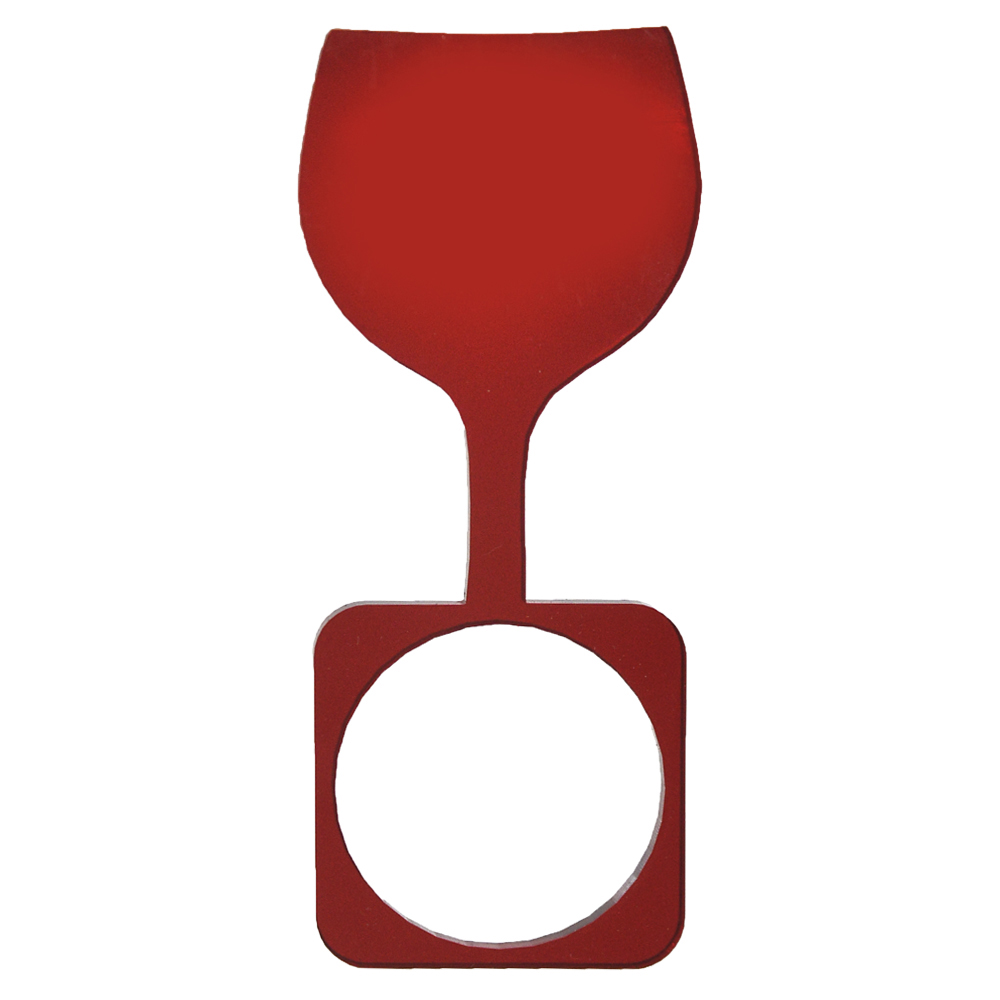 PORTA GUARDANAPO ACRILICO TACA (VERMELHO) 10X4CM