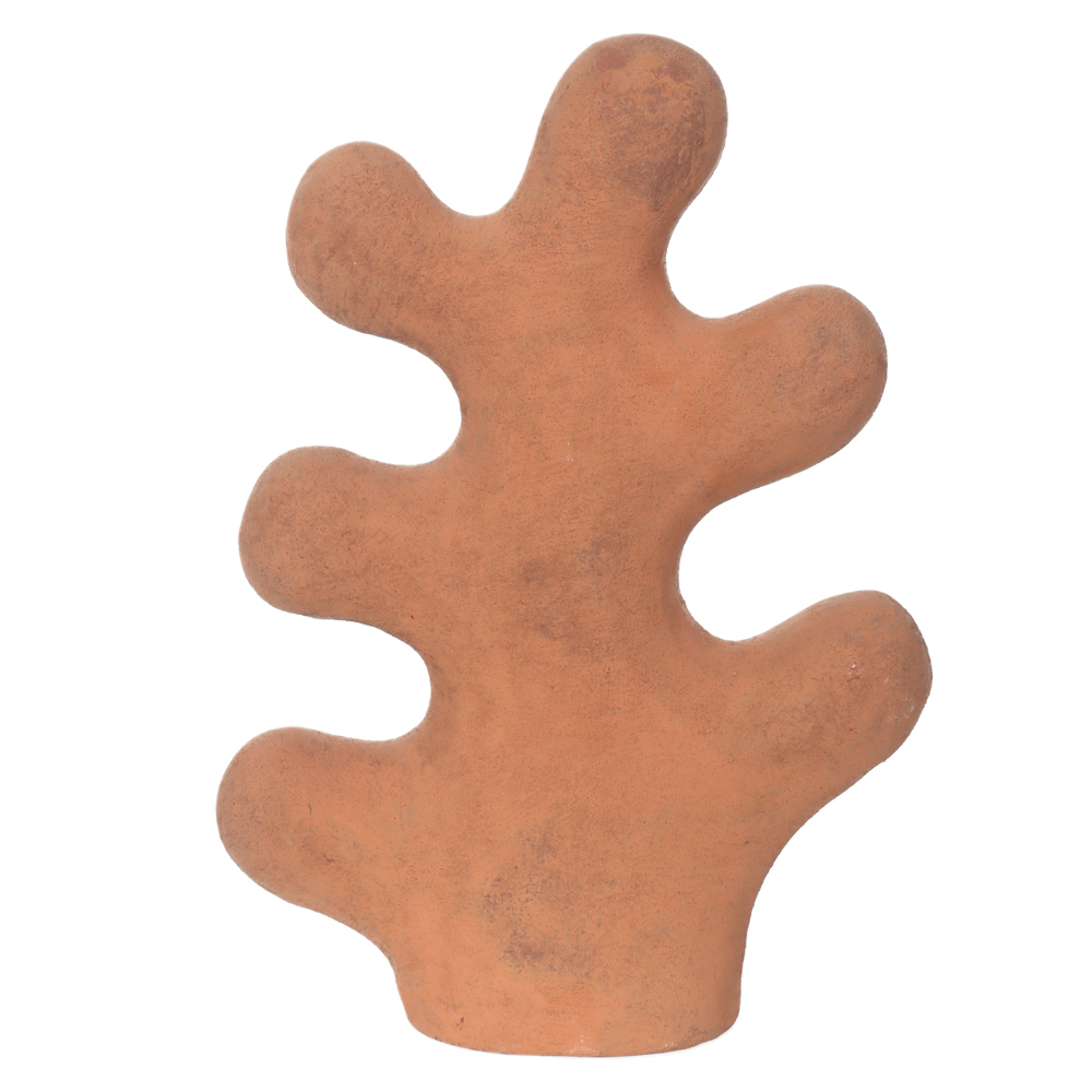 ESCULTURA DECORATIVA CERAMICA ORGANICA (TERRACOTA) 33X24,5X8,5cm